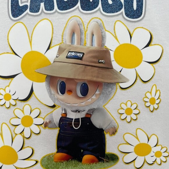 Labubu Daisy Graphic T Shirt Kids Kawaii Cartoon Cute Spring Summer Cottagecore - Picture 7 of 8